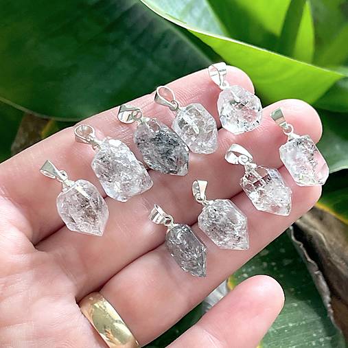 Herkimer Diamond Pendant / Prívesok Herkimer diamant P110