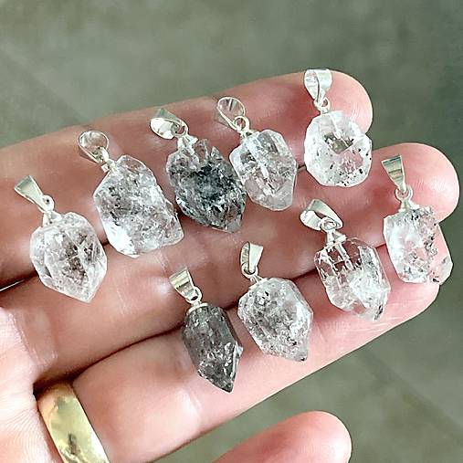 Herkimer Diamond Pendant / Prívesok Herkimer diamant P110