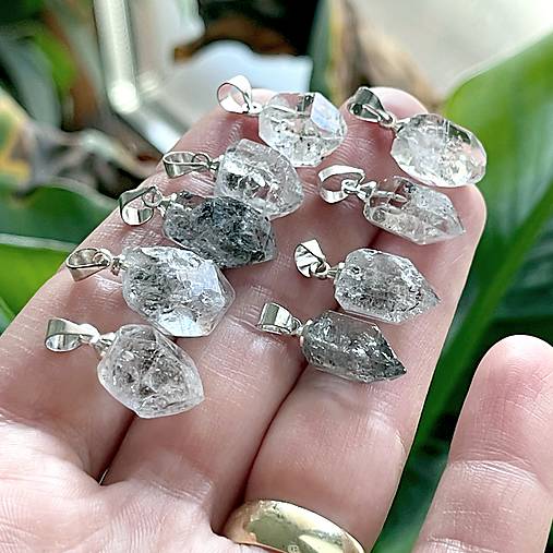 Herkimer Diamond Pendant / Prívesok Herkimer diamant P110