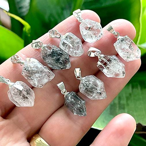Herkimer Diamond Pendant / Prívesok Herkimer diamant P110