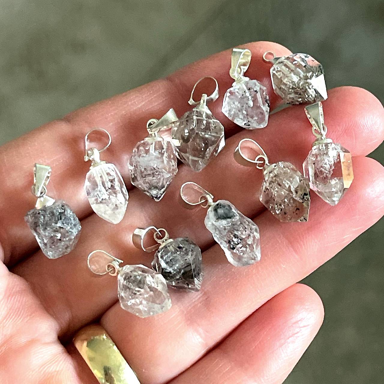 Herkimer Diamond Pendant / Prívesok Herkimer diamant P110a