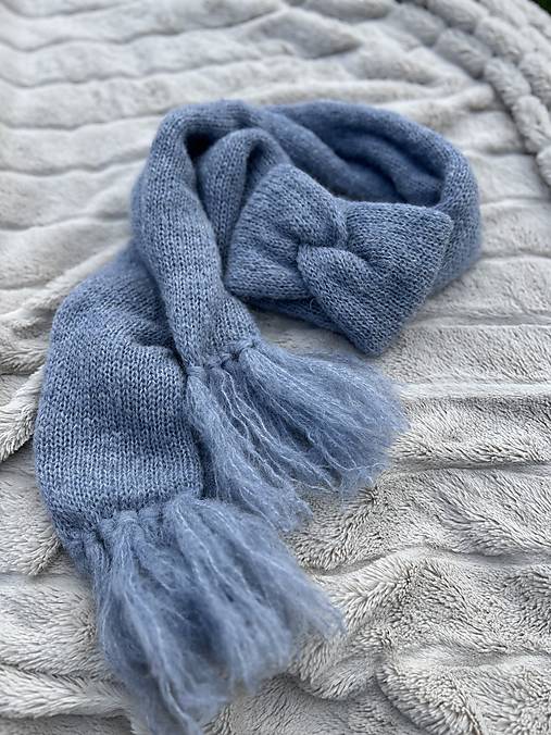 Šály a nákrčníky - Set dlhý šál a čelenka - 17901533_