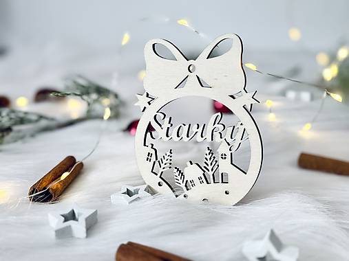 Dekorácie - Vianočné gule s menom - 17901804_