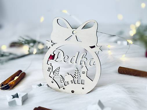 Dekorácie - Vianočné gule s menom - 17901808_