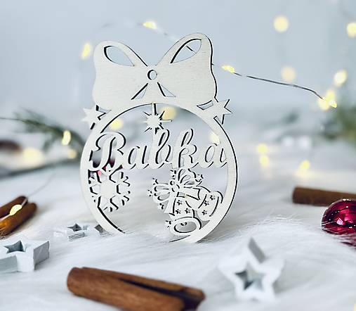 Dekorácie - Vianočné gule s menom - 17902076_