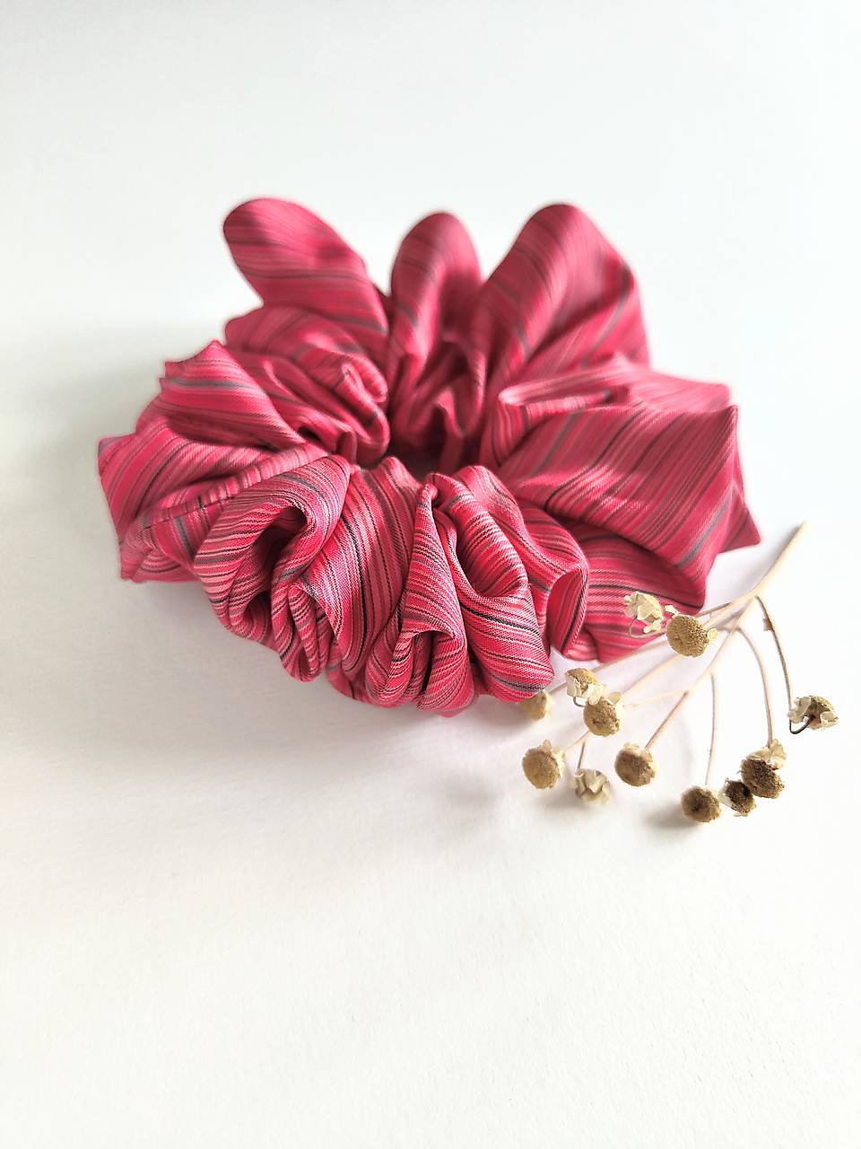 Basic MAXI scrunchie (Ružová)