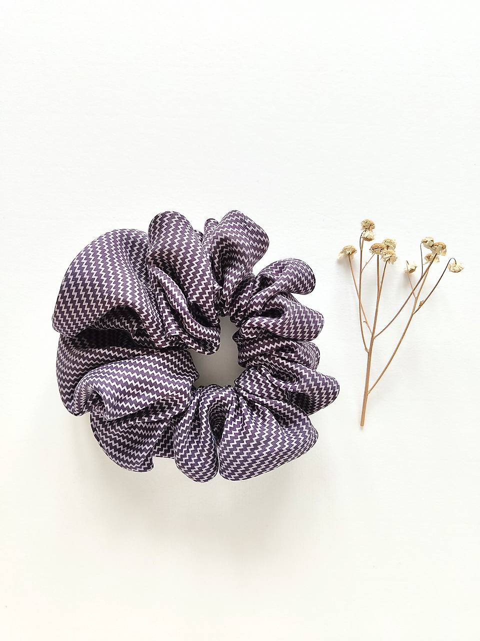 Basic MAXI scrunchie (Fialová)