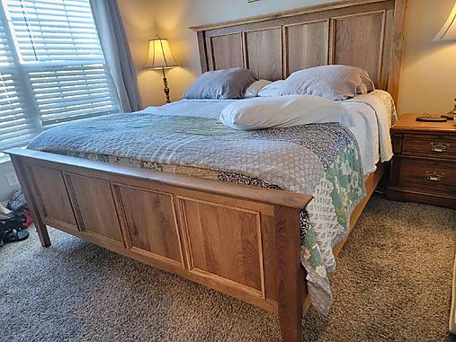 Nábytok - Dubová posteľ - 17902093_