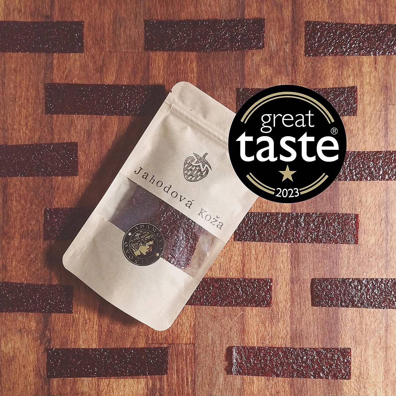 Jahodová koža s medom