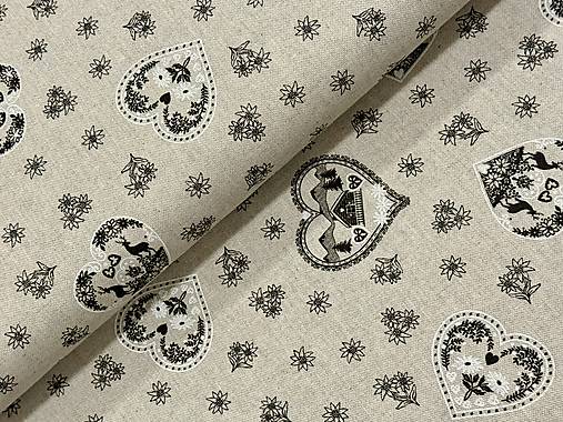 BAVLNA DEKOR / SRDIEČKA / ZIMA