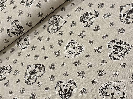 BAVLNA DEKOR / SRDIEČKA / ZIMA