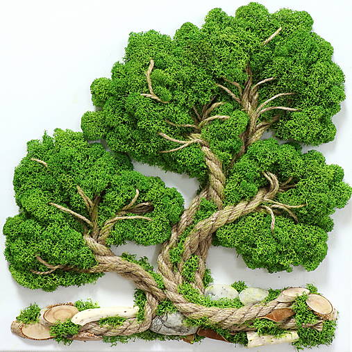 Machový obraz Strom (40x40 cm)