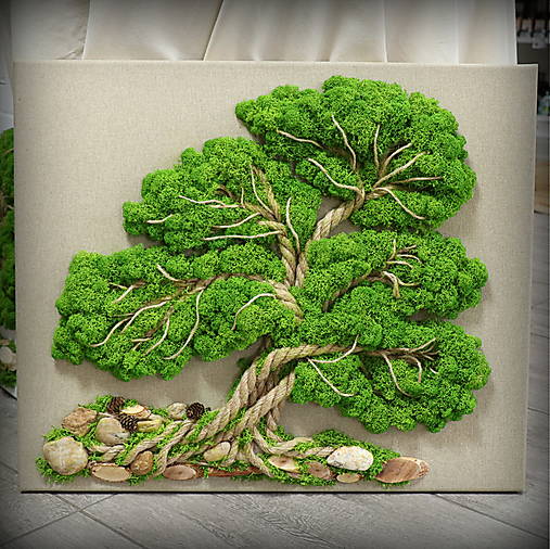 Machový obraz Strom (50x60 cm)