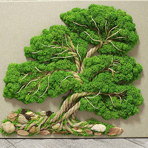 Machový obraz Strom (50x60 cm)