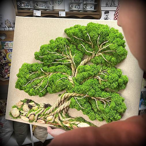 Machový obraz Strom (50x60 cm)