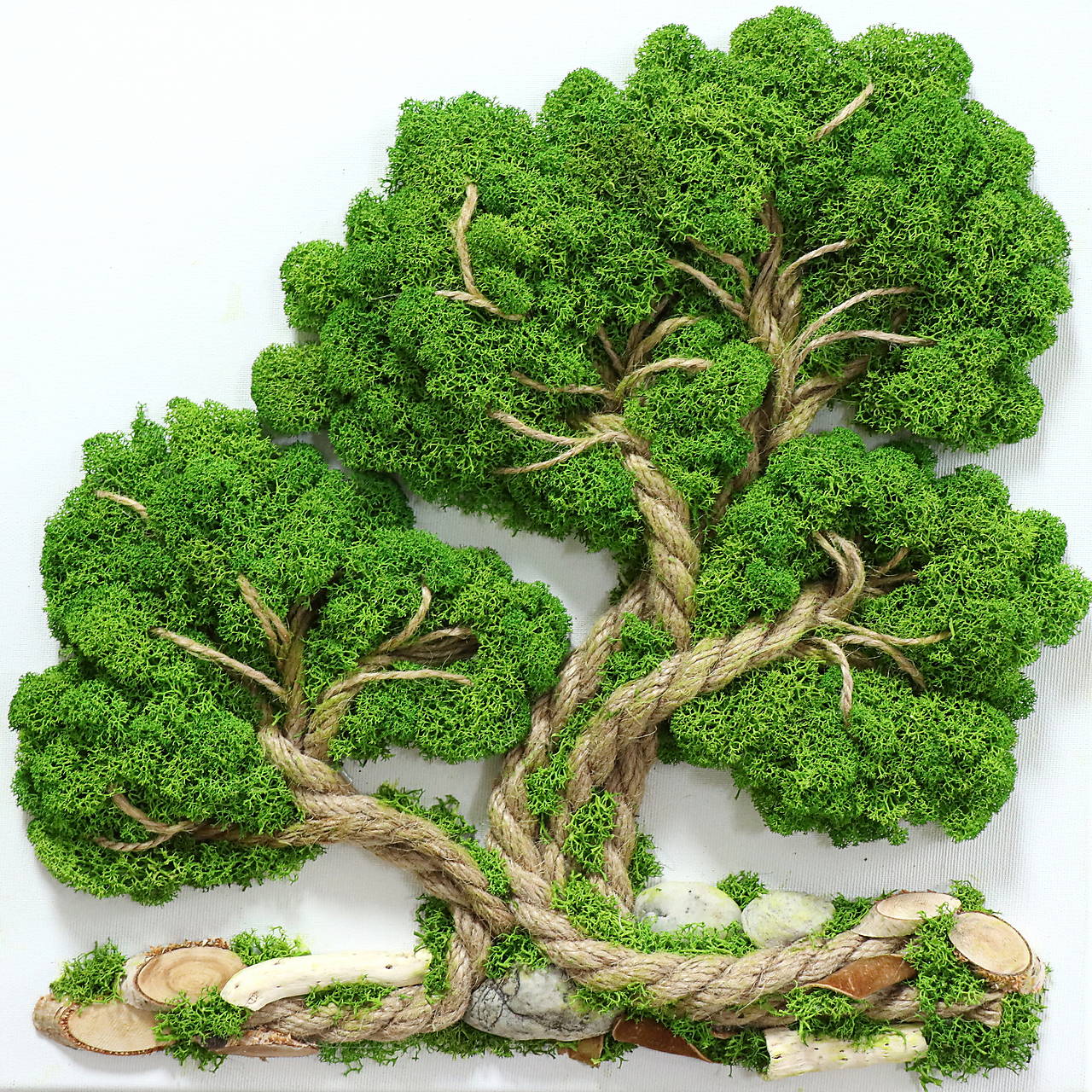 Machový obraz Strom (40x40 cm)