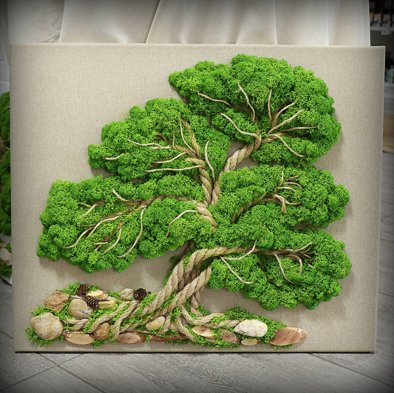 Machový obraz Strom (50x60 cm)