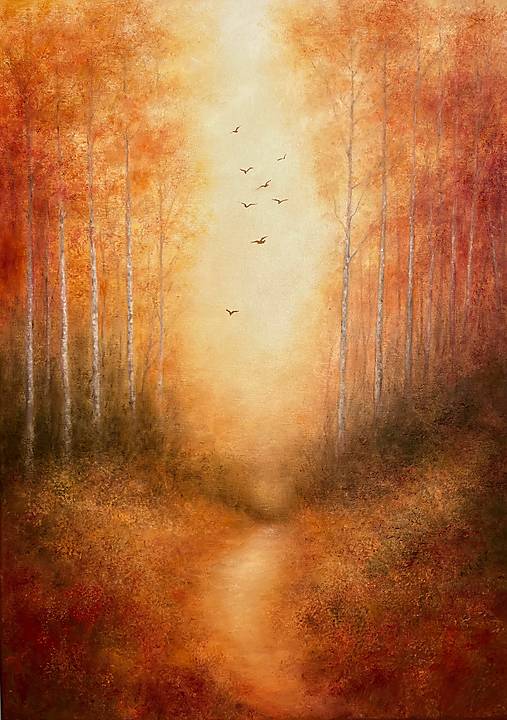 Obrazy - Jesenná nostalgia 70x50 - 17900344_