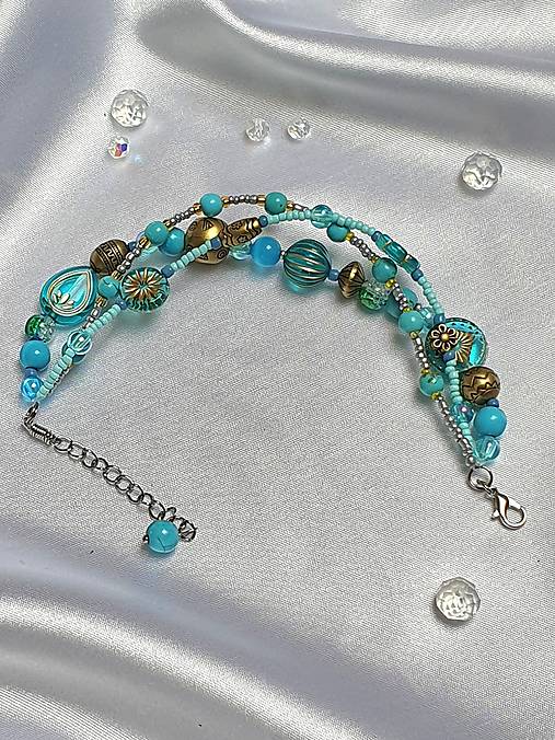 Trio náramok s tyrkenitom