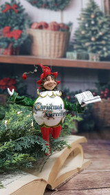 Dekorácie - Vianočné gule -  ŠKRIATKOVIA - 17902096_