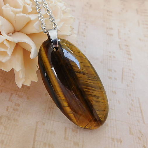 Pánske šperky - Tigrie oko - 17905472_