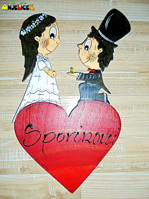 Tabuľky - Menovka svadobná - 17905910_