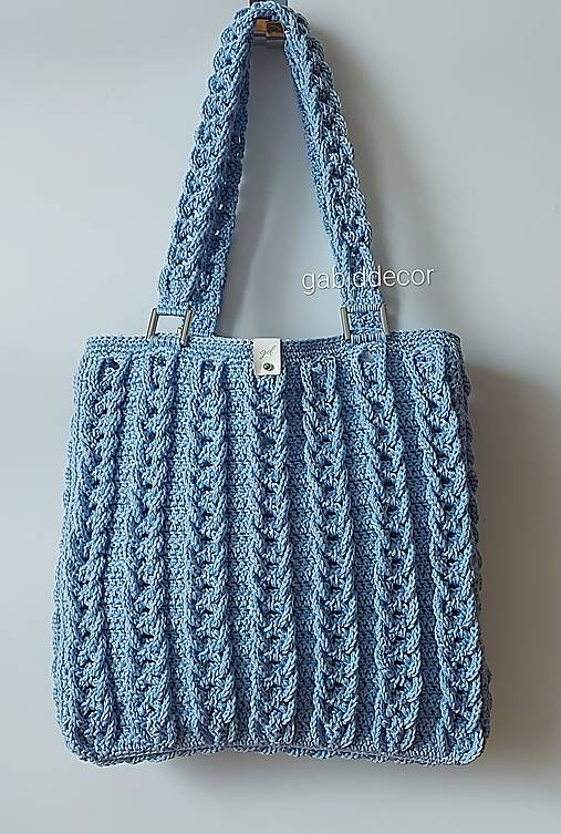 Luxusná elegantná háčkovaná kabelka