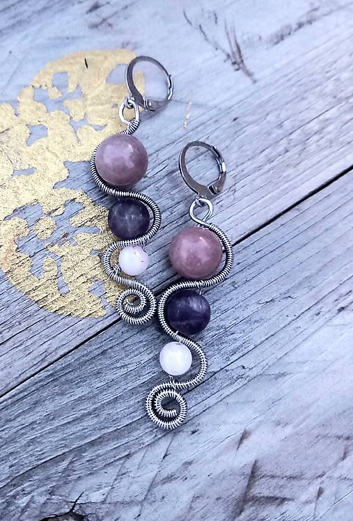 Náušnice - Spiral chirurgická oceľ - 17905638_