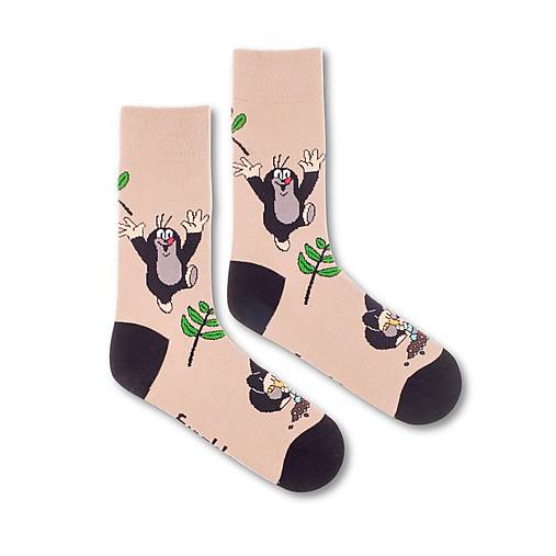 Ponožky Fusakle Krtek hnedý (dospelé)