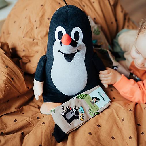 Ponožky Fusakle Krtek hnedý (dospelé)