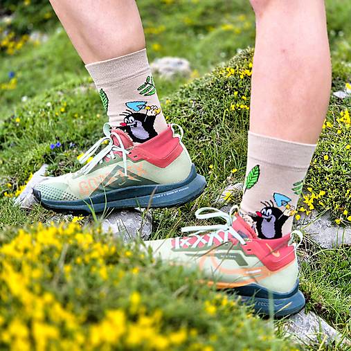 Ponožky Fusakle Krtek hnedý (dospelé)