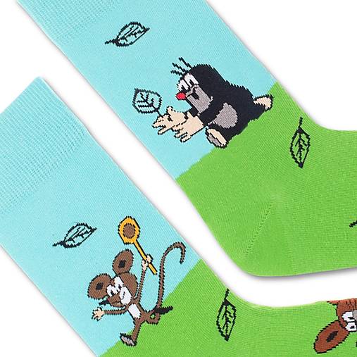 Ponožky Fusakle Krtek na lúke (dospelé)