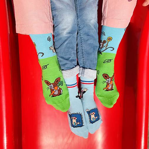 Ponožky Fusakle Krtek na lúke (dospelé)