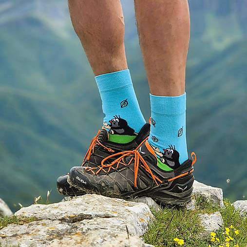 Ponožky Fusakle Krtek na lúke (dospelé)