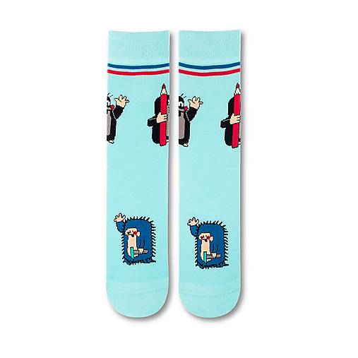 Ponožky Fusakle Krtek s pastelkou (dospelé)