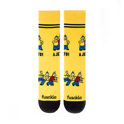 Ponožky Fusakle Pat a Mat s rebríkom (dospelé)
