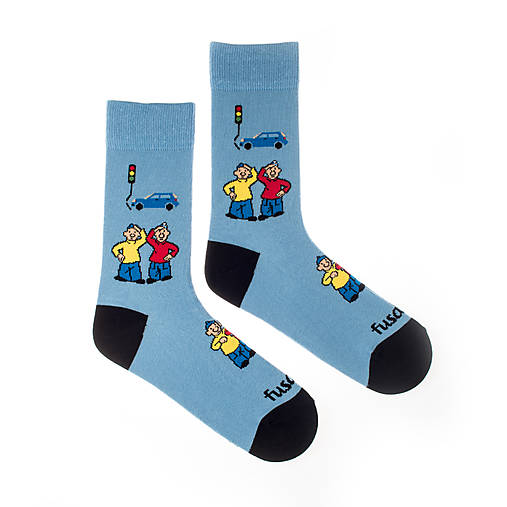 Ponožky Fusakle Pat a Mat semafor (dospelé)