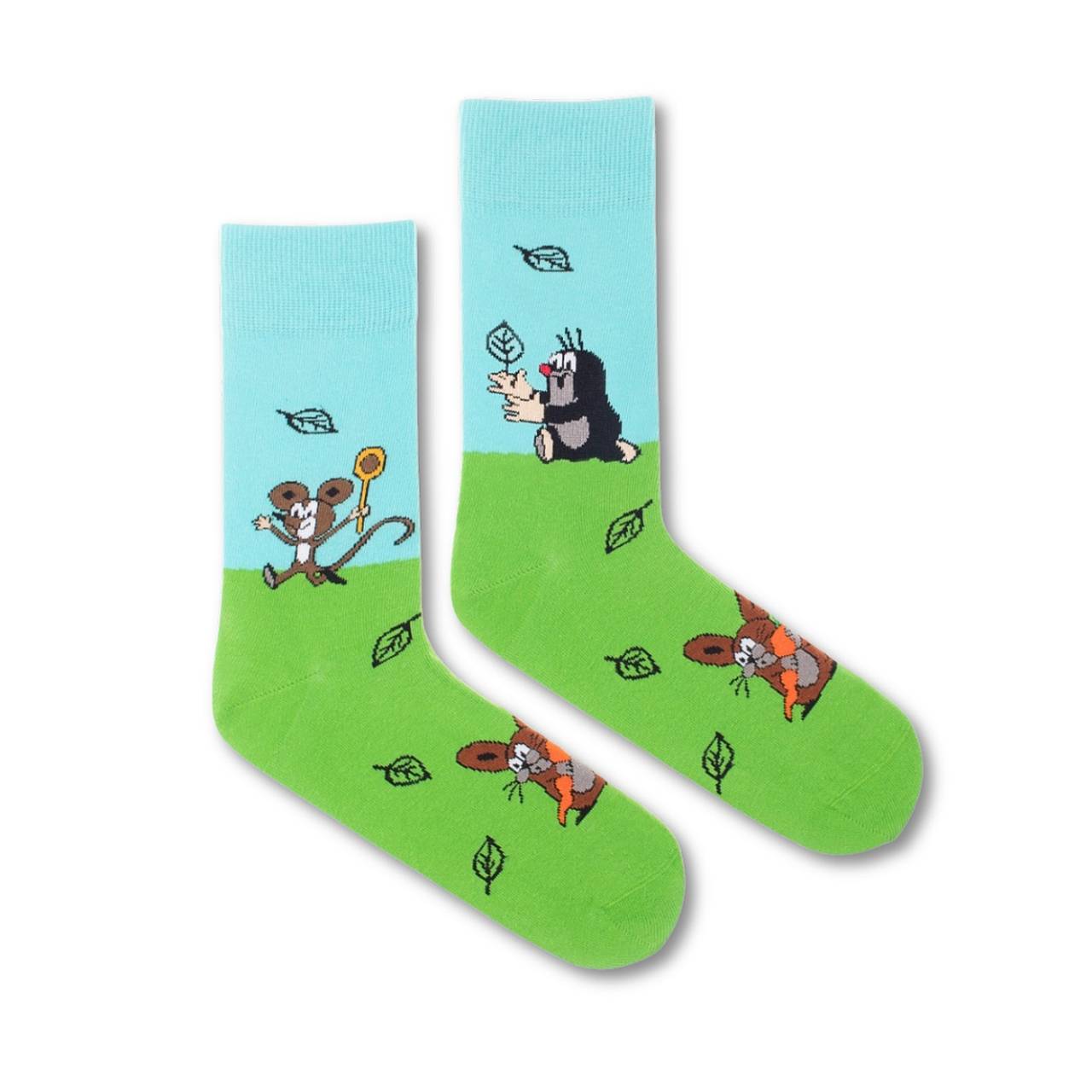 Ponožky Fusakle Krtek na lúke (dospelé)