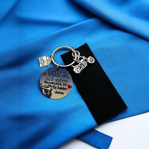 Kľúčenka Miláčik, jazdi opatrne!
