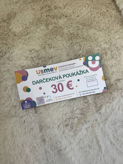 DARČEKOVÁ POUKÁŽKA