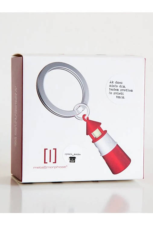 Kľúčenka: Ak dnes niečo dám, budem svetlom, čo svieti tmám.