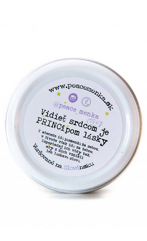 Vidieť srdcom je PRINCípom lásky- ružovo zlatý