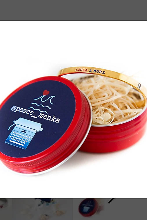 LÁSKA A MORE - zlatý