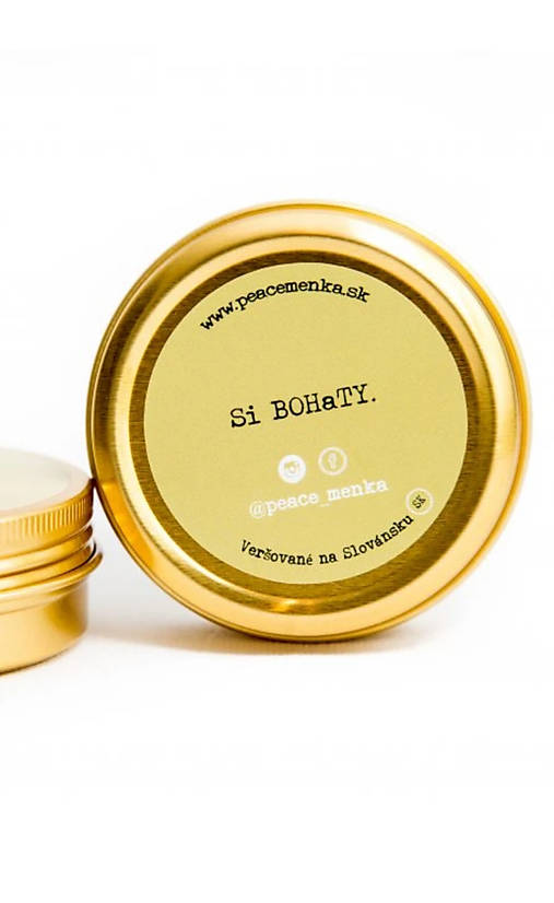 Si BOH a TY - strieborný