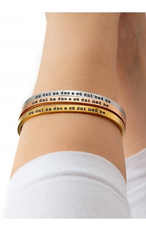 Sú dni na dne a sú dni nad ne - ružovo zlatý