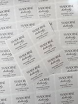 Úložné priestory & Organizácia - Nálepka Svadobné koláčiky vlnky - 17906645_