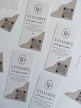 Papiernictvo - Kartička s QR kódom DL vlnky - 17906693_