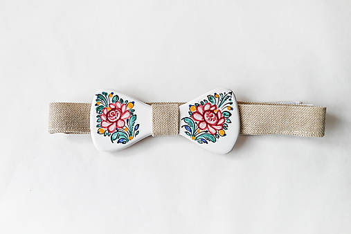 Pánske doplnky - Majolikový motýlik (Pestrý dekór 1) - 17907431_