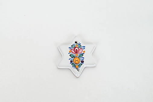 Dekorácie - Vianočná ozdoba hviezda - 17908364_