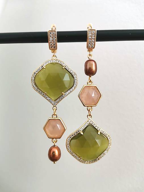 Náušnice - Elegantné náušnice 13 - 17908852_